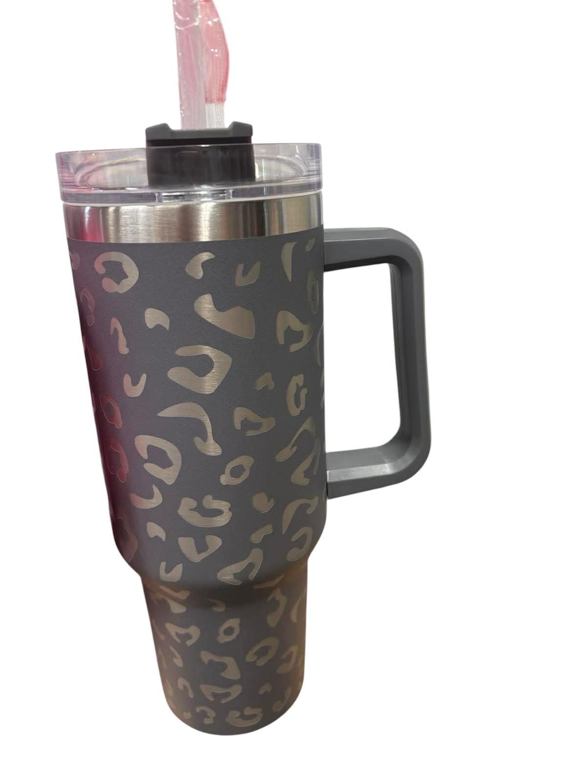 Cheetah Tumbler – Grey 