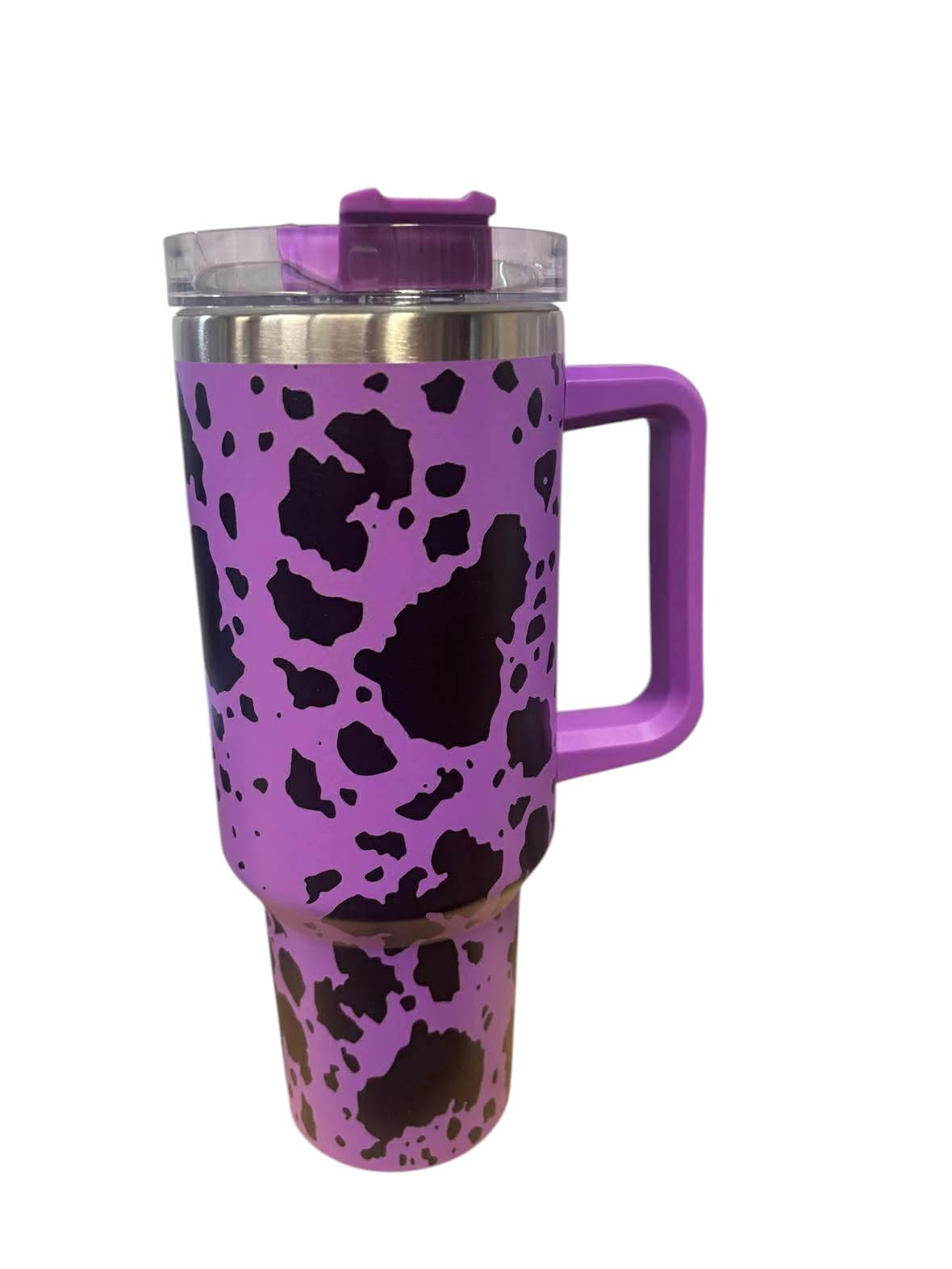 Cow Tumbler  – Purple