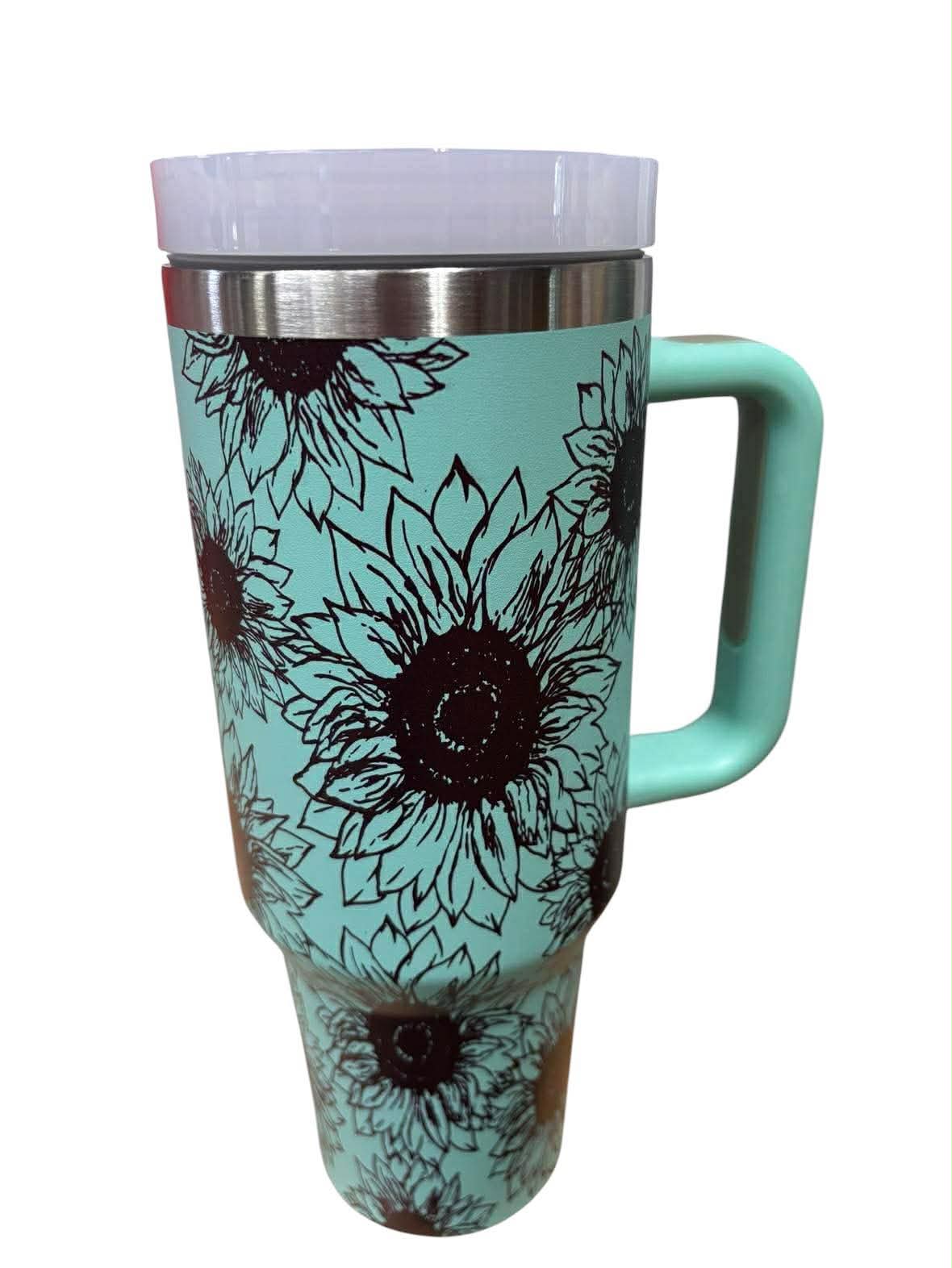 Sunflower Tumbler – Teal