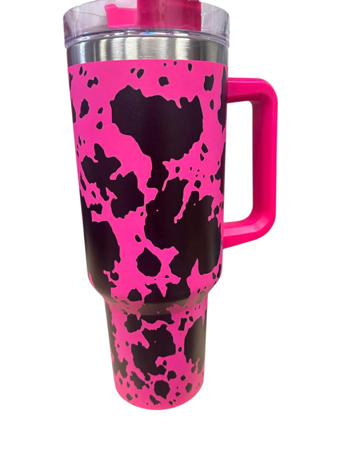 Cow Tumbler  – Pink