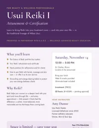Usui Reiki 1 Certification – Image 1