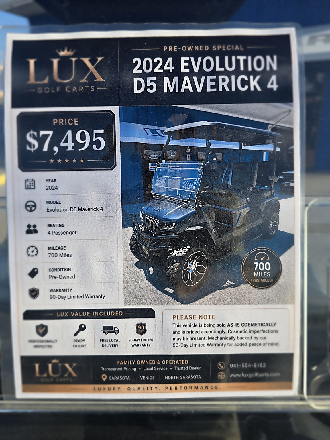 2024 Evolution Maverick 4 Forward Used Gray #4730 – Image 5