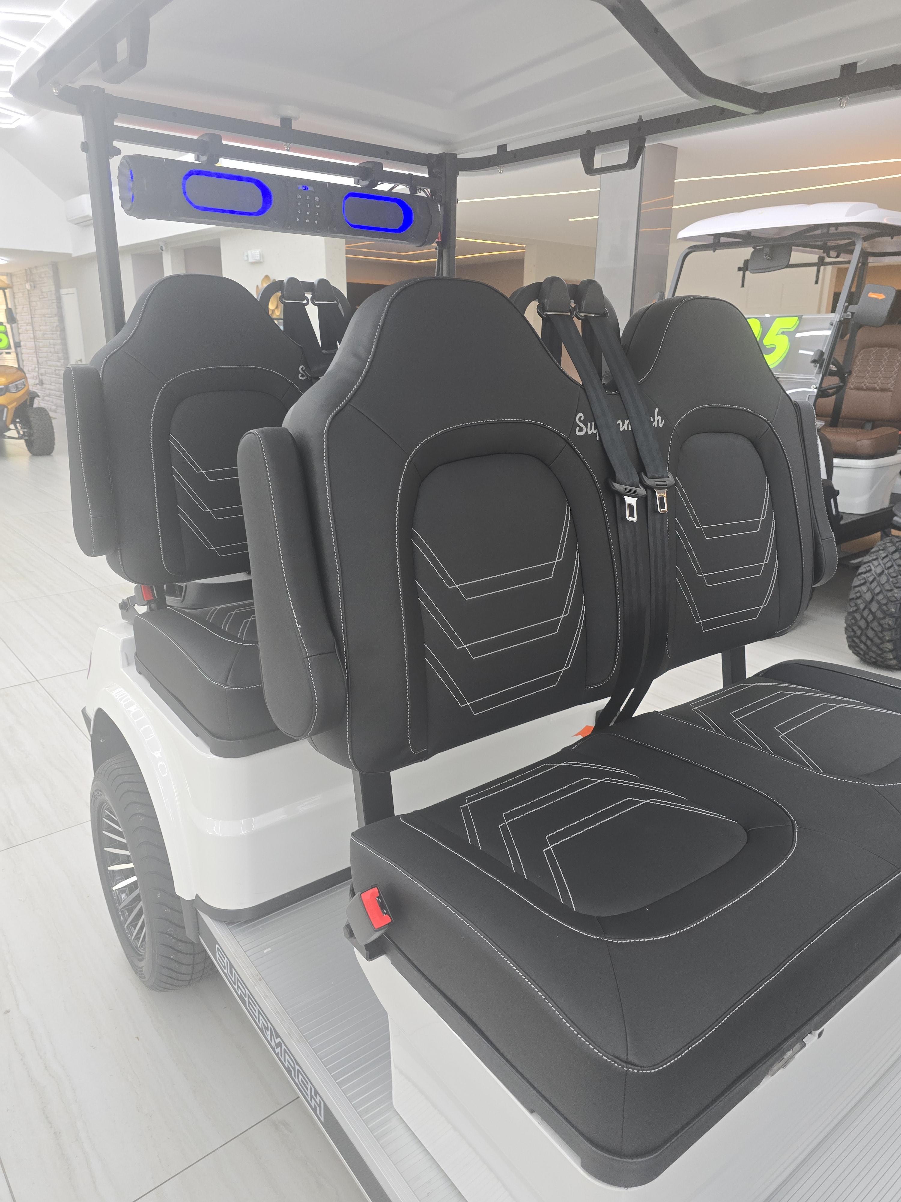 SuperMach White 4-Passenger Lithium #1752 – Image 8