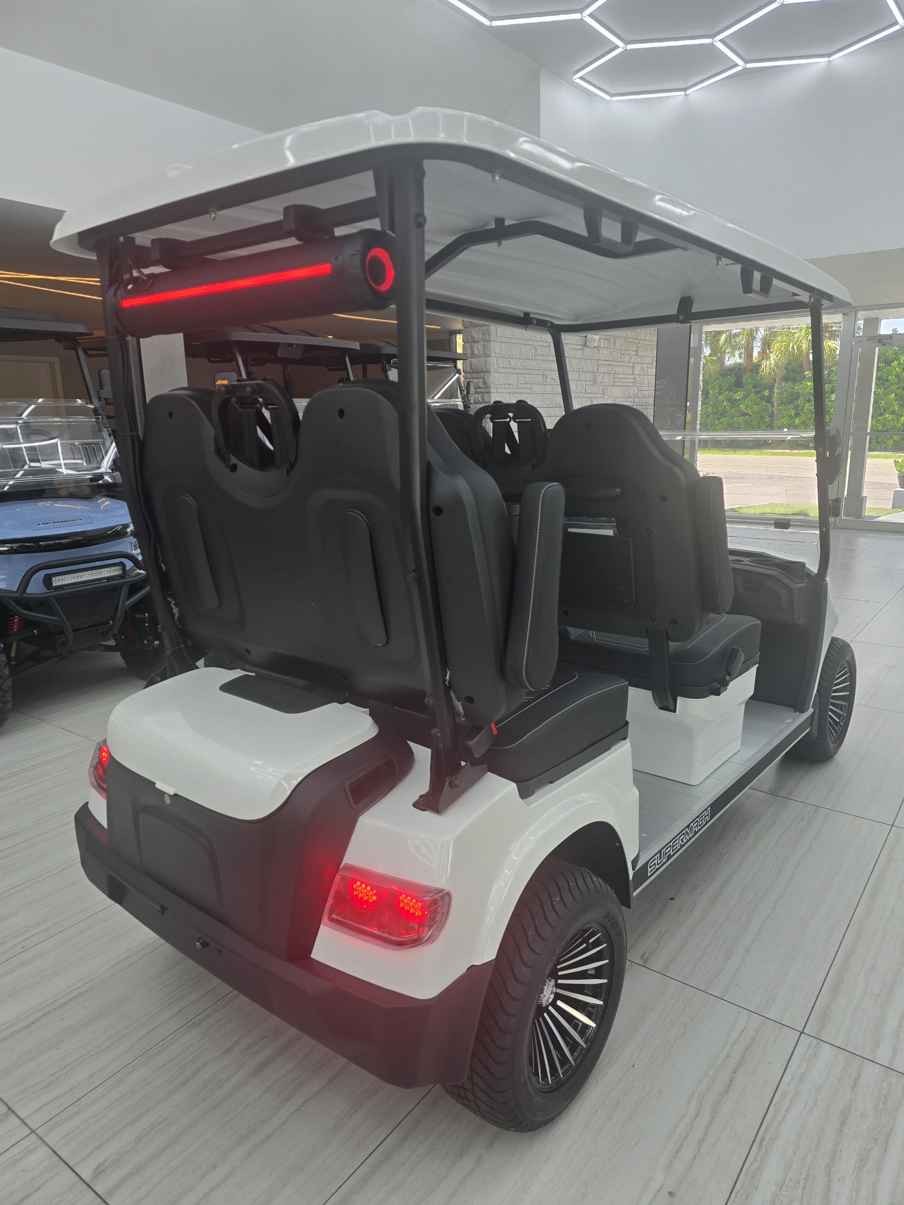 SuperMach White 4-Passenger Lithium #1752 – Image 6
