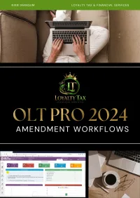 OLT pro 2024 amendment workflows  – Image 1