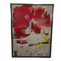 11-CHMOJ204 46x35 Silver Frame – Image 1