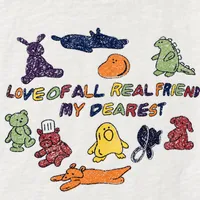 Cream Doodle Friends Tee – Image 2