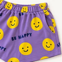 Be Happy Smiley Tee & Shorts Set – Image 3