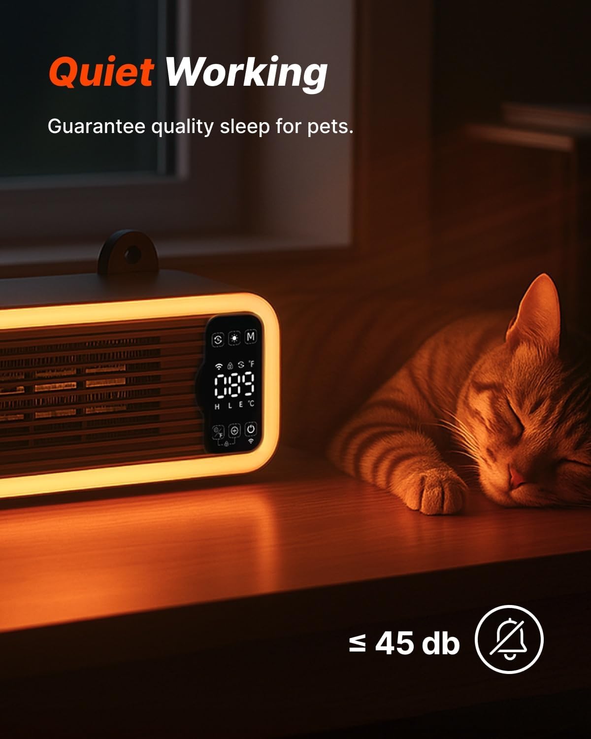 1200W Pet Heater with Smart Control - Safe & Quiet Heating for DFW, North & East Texas – Image 4