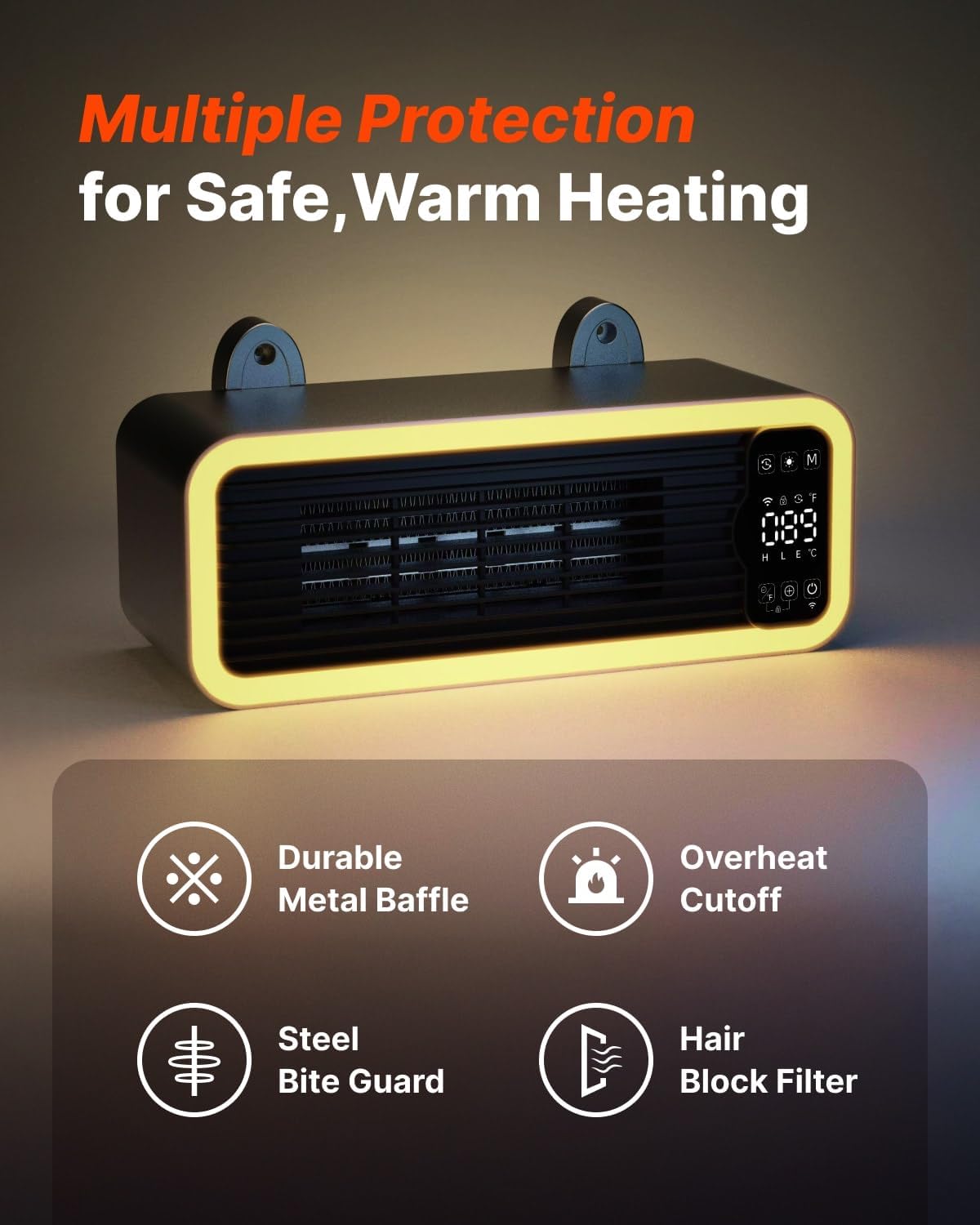 1200W Pet Heater with Smart Control - Safe & Quiet Heating for DFW, North & East Texas – Image 6