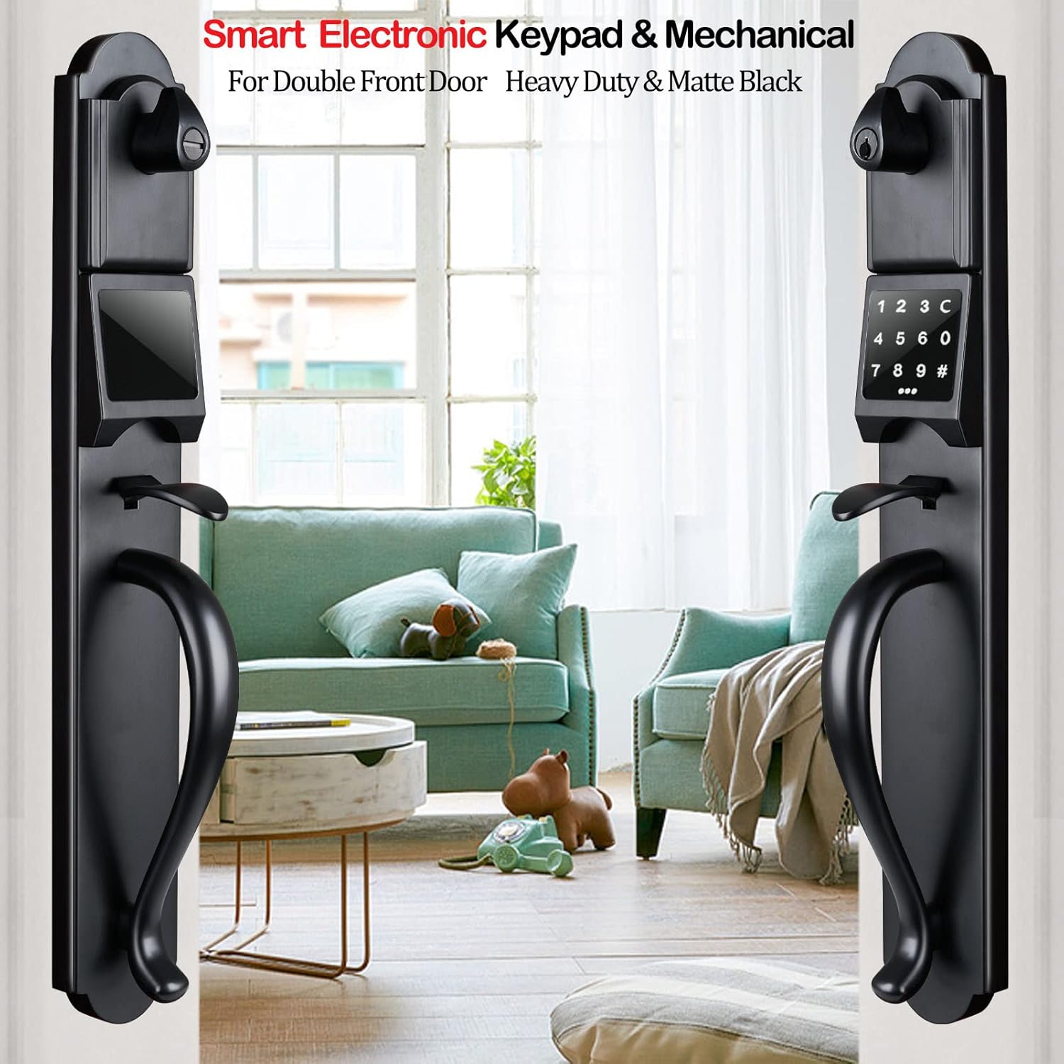 Keyless Entry Deadbolt - Matte Black Smart Door Lock for DFW, North & East Texas – Image 7