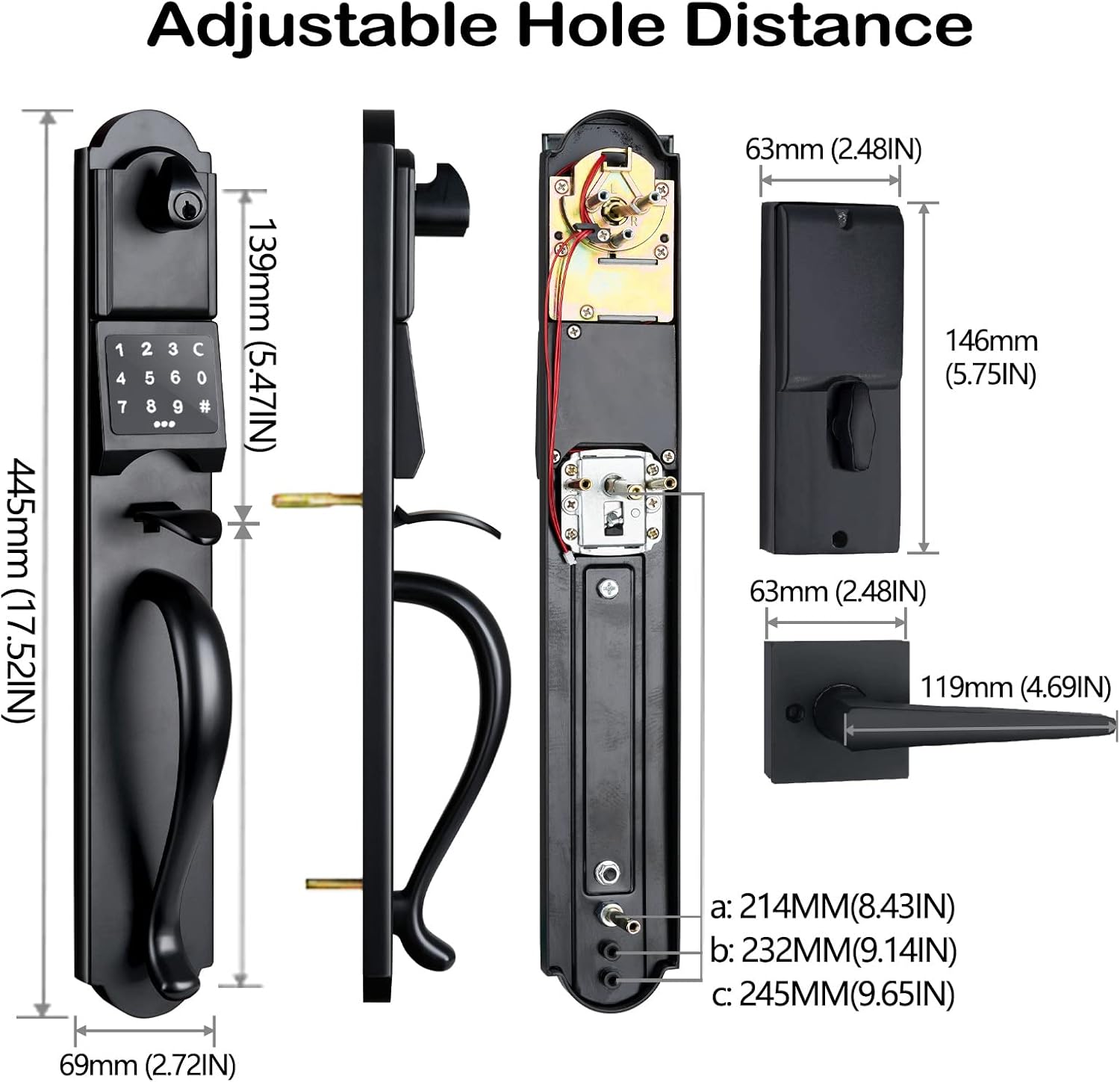 Keyless Entry Deadbolt - Matte Black Smart Door Lock for DFW, North & East Texas – Image 5