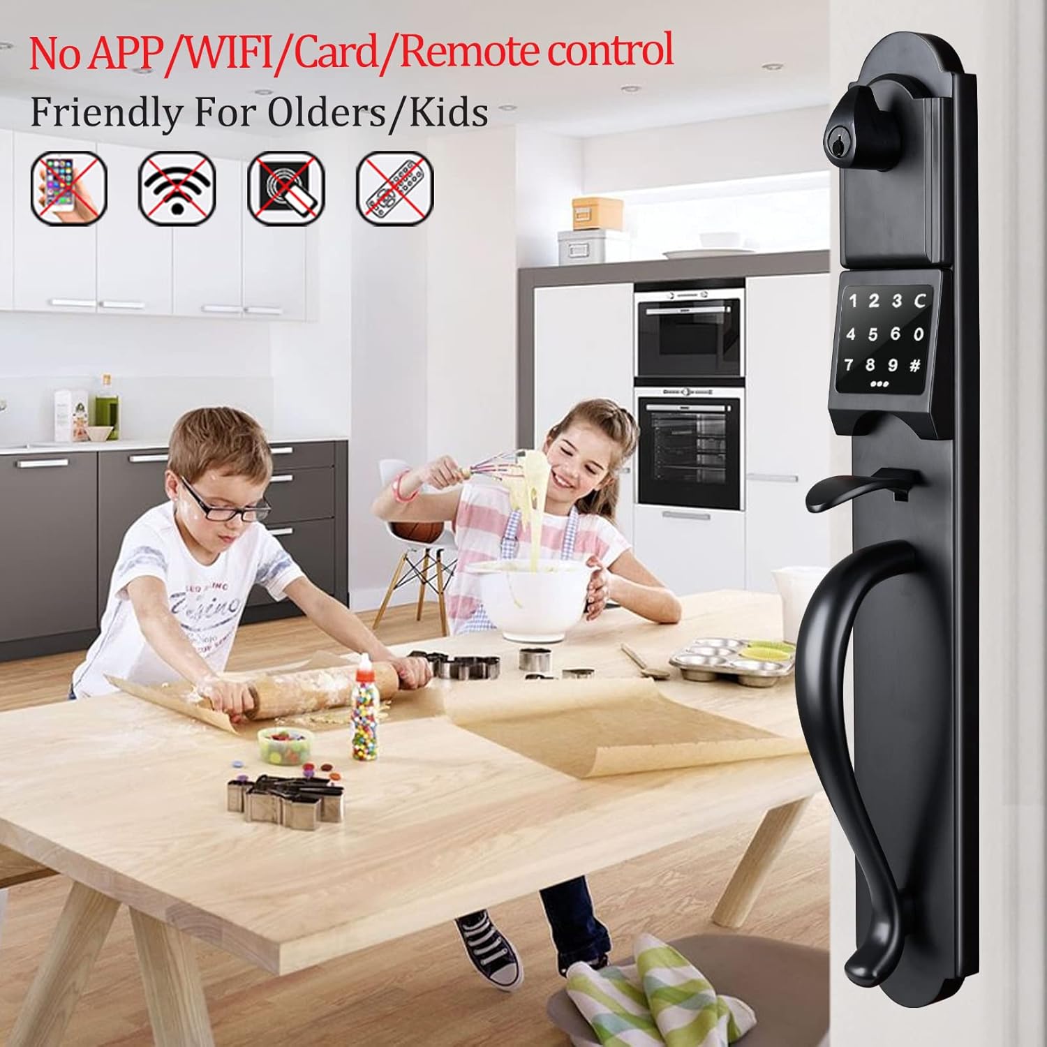 Keyless Entry Deadbolt - Matte Black Smart Door Lock for DFW, North & East Texas – Image 6