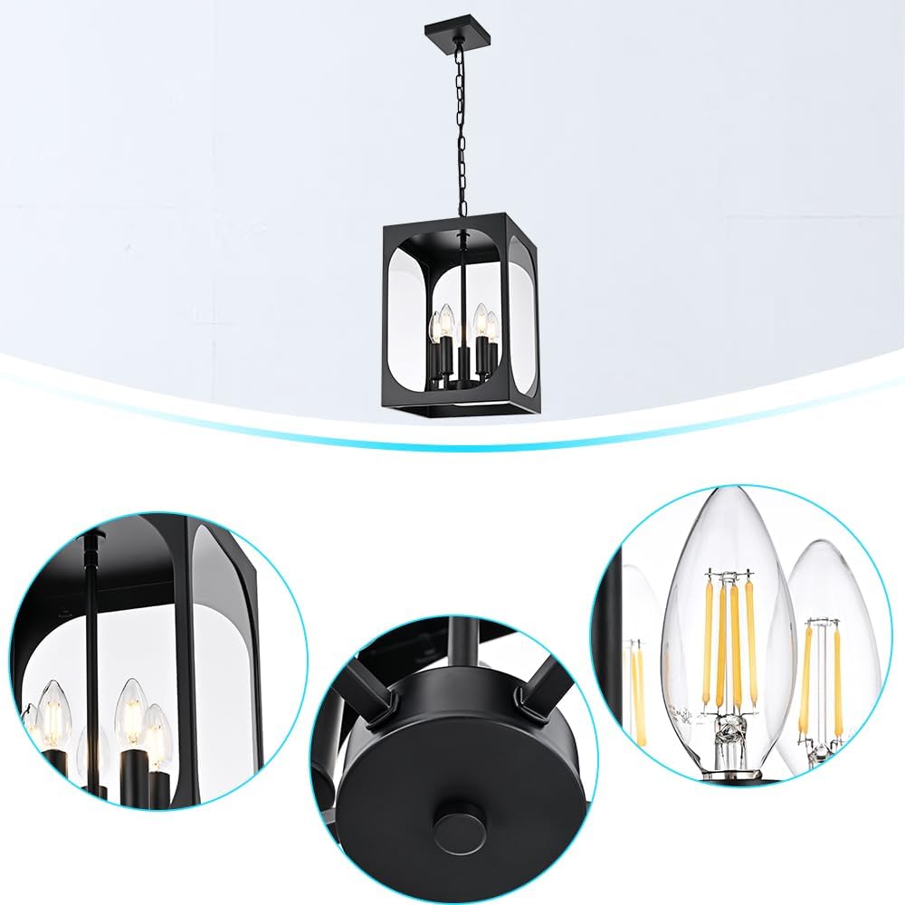 Outdoor Pendant Light - Adjustable 3-Light Chandelier for Porch & Patio in DFW, North & East Texas – Image 7