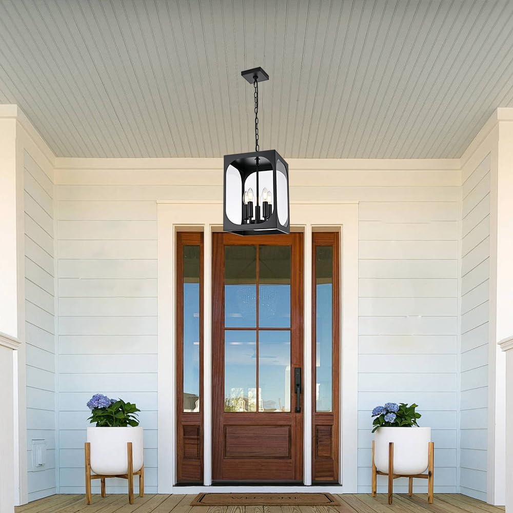 Outdoor Pendant Light - Adjustable 3-Light Chandelier for Porch & Patio in DFW, North & East Texas – Image 5