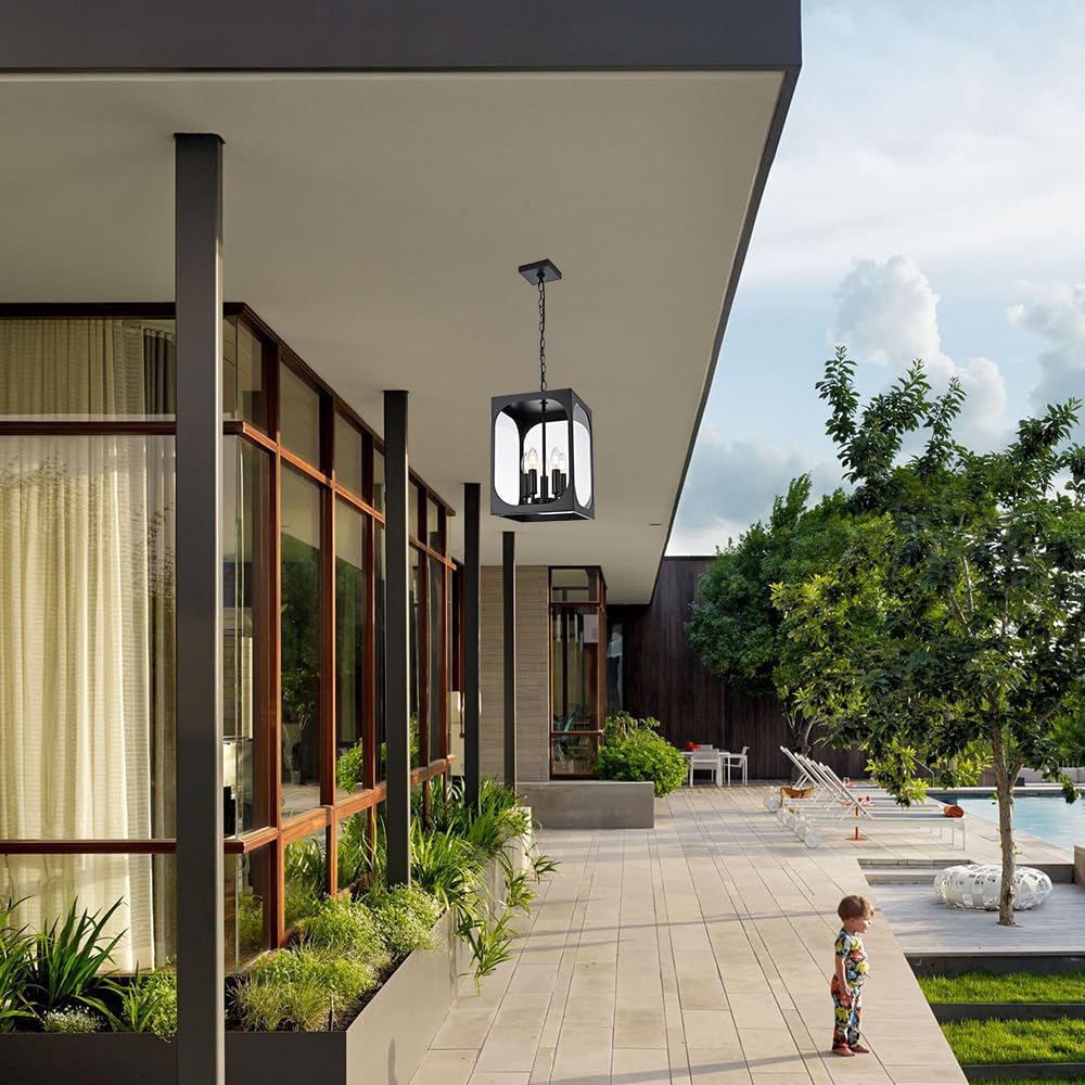 Outdoor Pendant Light - Adjustable 3-Light Chandelier for Porch & Patio in DFW, North & East Texas – Image 6
