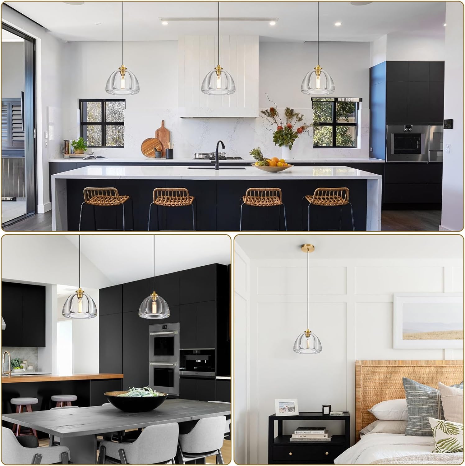 K9 Crystal Pendant Light - Brass Frame & Adjustable Height for DFW, North & East Texas – Image 9