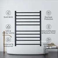 SHARNDY Towel Warmer - Matte Black Wall-Mounted for DFW, North & East Texas – Image 5