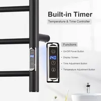 SHARNDY Towel Warmer - Matte Black Wall-Mounted for DFW, North & East Texas – Image 2