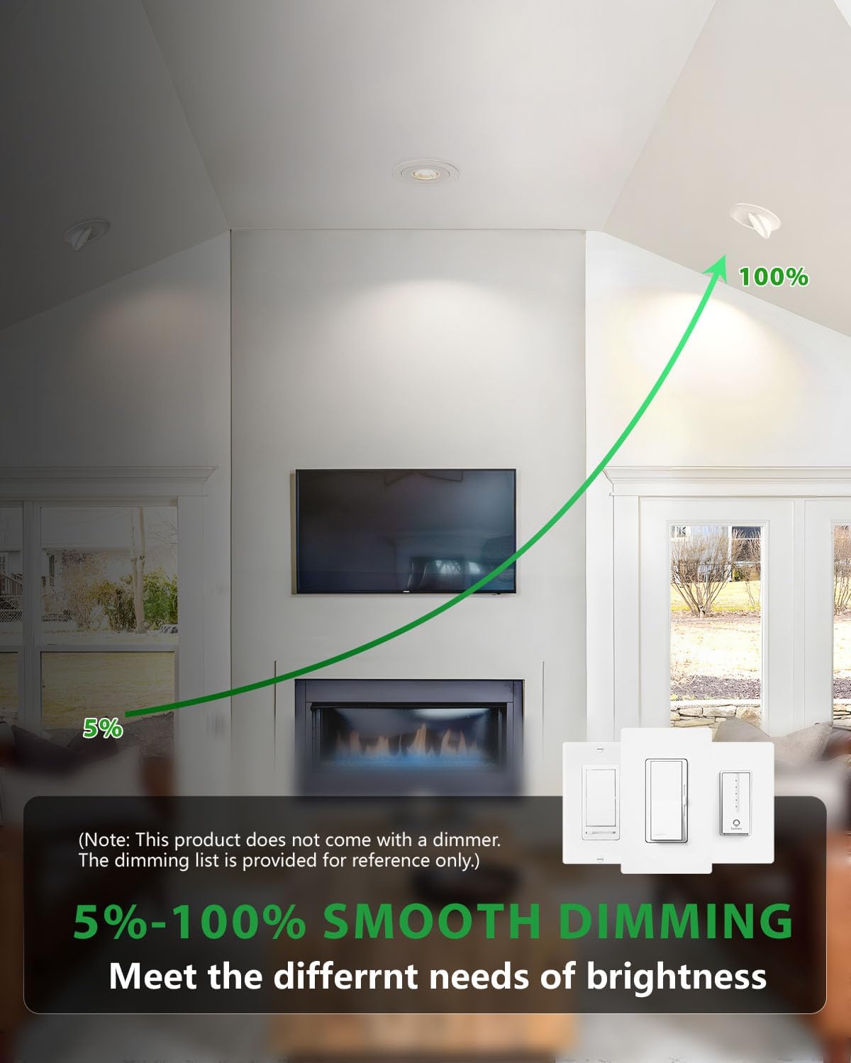4" LED Recessed Lighting - 5 Color Temperatures & Dimmable for DFW, North & East Texas – Image 7