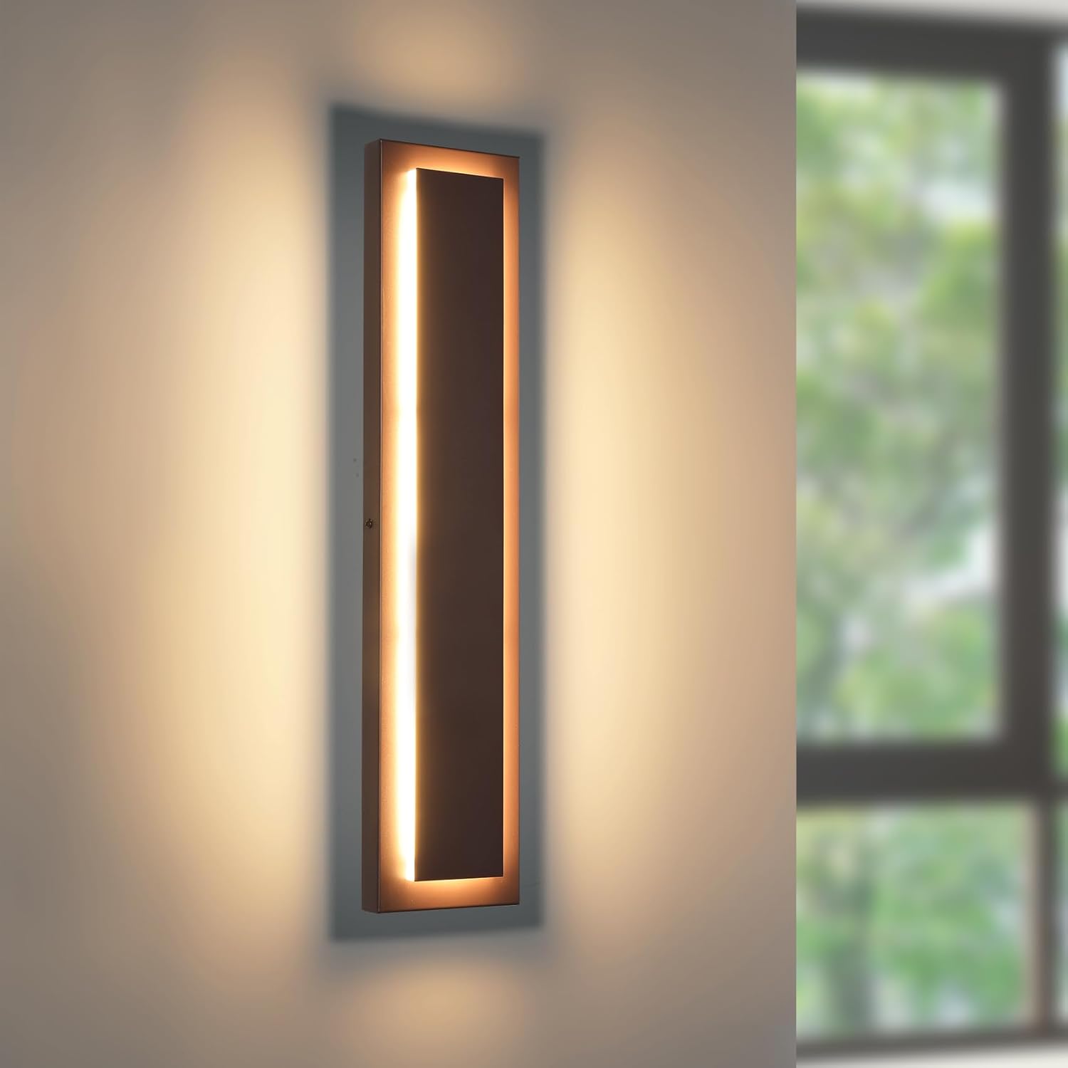 Modern LED Outdoor Wall Light - Sleek & Waterproof for DFW, North & East Texas – Image 1