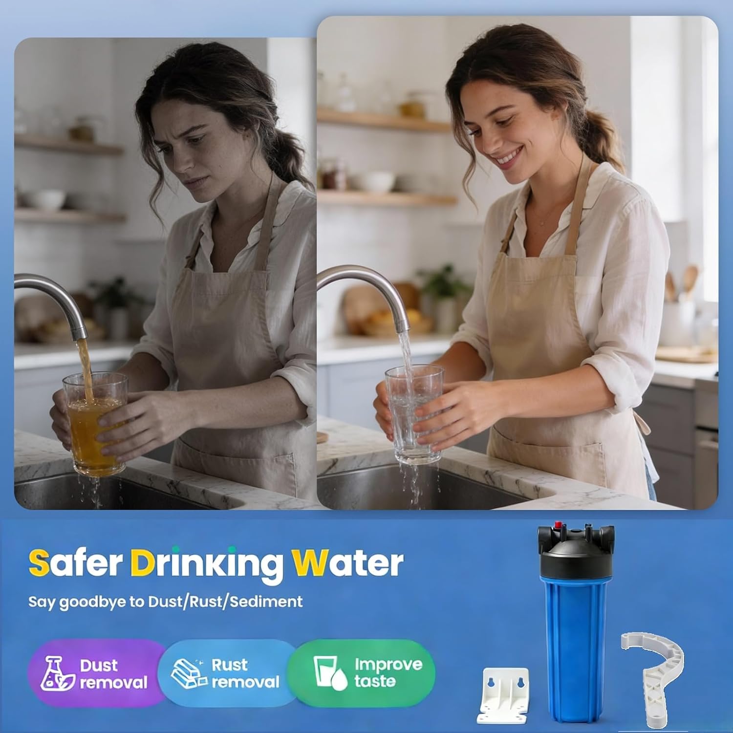 10"x2.5" Universal PP Sediment Water Filter Cartridge – Image 2