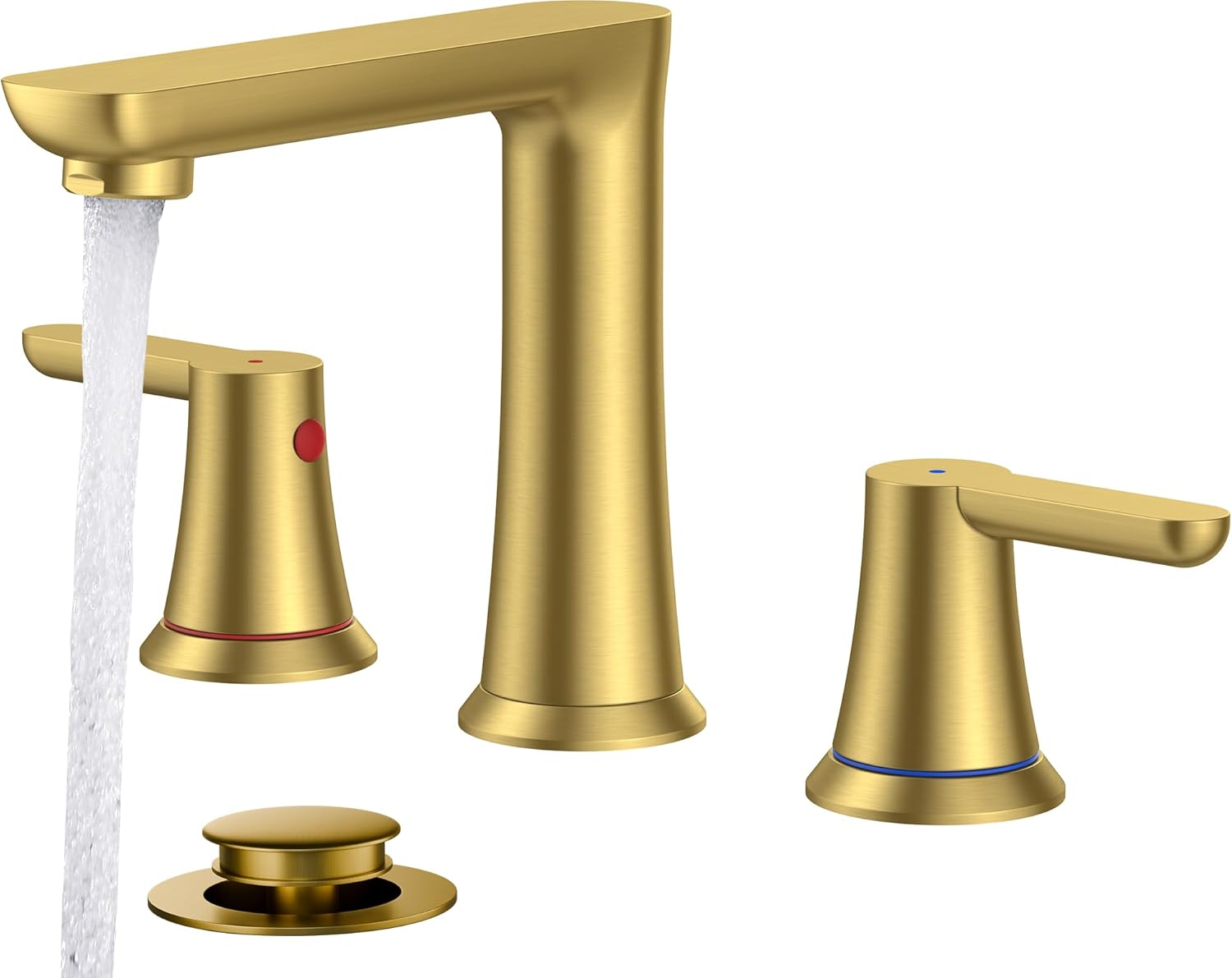FORIOUS Gold Bathroom Faucet – Image 1