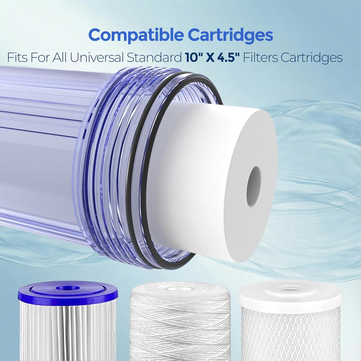 AquaWeaver Whole House Water Filter Housing (WH-C10HD) – Image 2