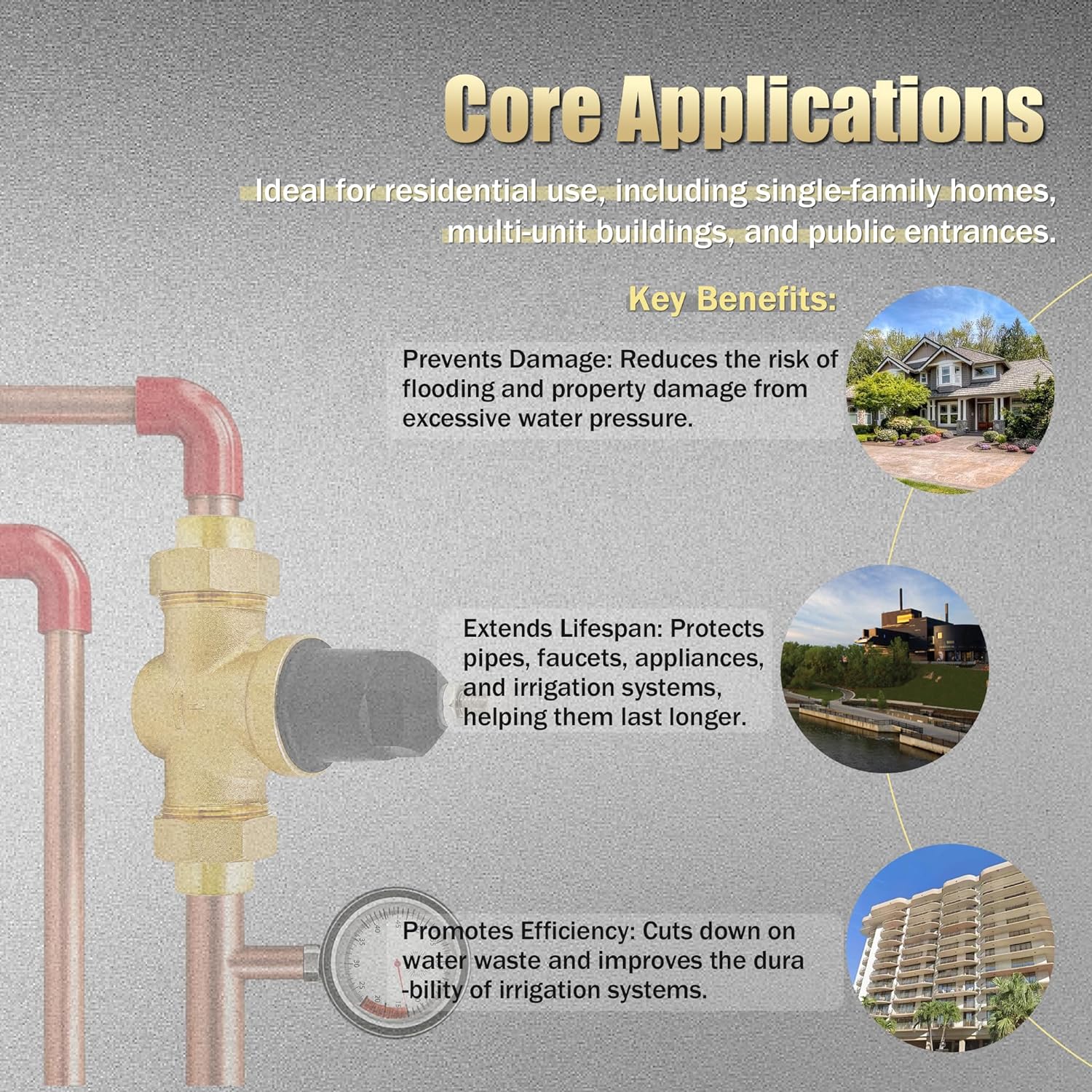 1" Water Pressure Reducing Valve for Ultimate Property Protection – Image 8