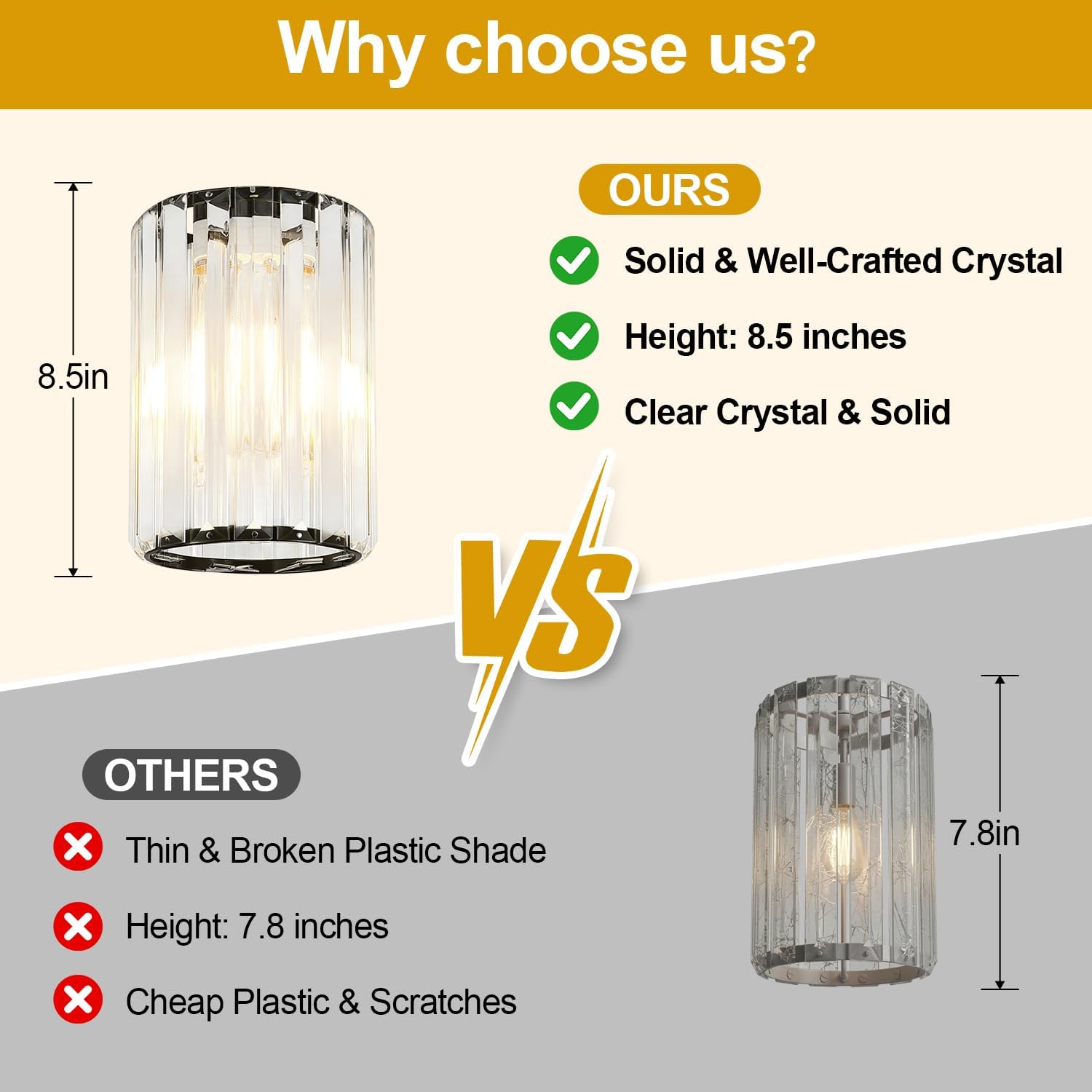 3-Pack Matte Black Crystal Pendant Lights for Kitchen Islands and Interior Upgrades – Image 6
