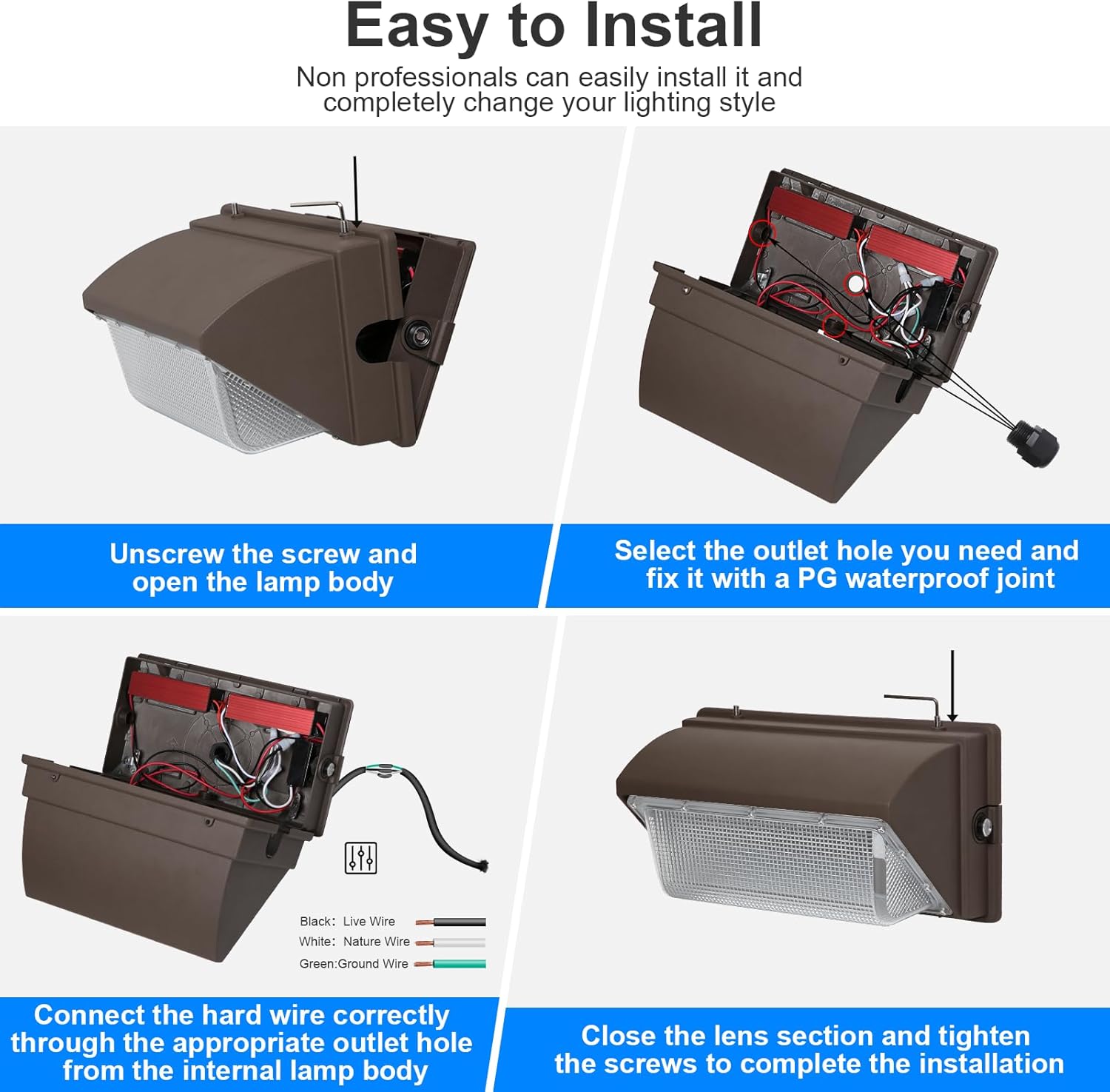 20W LED Wall Pack Light – Image 6