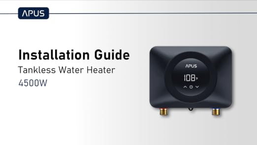 4500W Electric Point-of-Use Tankless Water Heater – 240V Under-Sink with LED Display – Image 3
