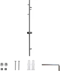 Electric Towel Warmer Gunmetal Grey, Vertical – Image 3