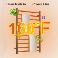 Electric Towel Warmer Gunmetal Grey, 10 Bars – Image 3