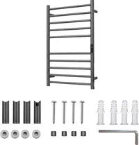 Electric Towel Warmer Gunmetal Grey, 10 Bars – Image 7