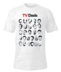 TV Dads – L, White