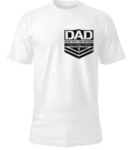 DAD Dedicated and Devoted – XL, White
