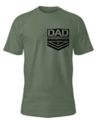 DAD Dedicated and Devoted – XL, Army Green