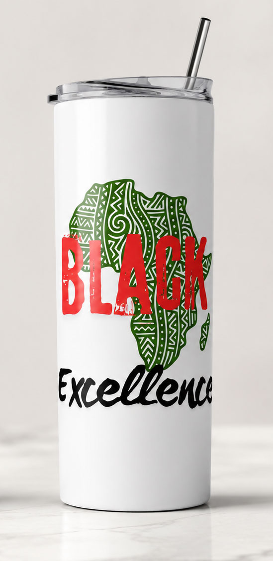 Black Excellence Tumbler – Image 1