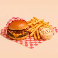 Smash Combo – Single Smash, Fries, Bacon Bits, No Aioli