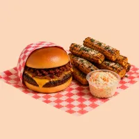 Smash Combo – Single Smash, Corn Ribs, Bacon Bits, No Onions
