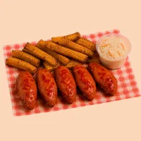 Wings Combo – 5-piece, Sweet Chilli, Corn Ribs, No Coleslaw