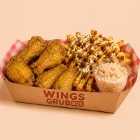 The Grub Box – Lemon Pepper Wings, Include Coleslaw, None