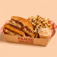 The Grub Box – Chicken Panini, Include Coleslaw, Bacon Bits