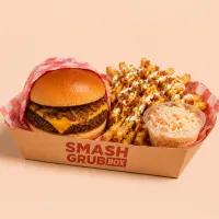 The Grub Box – Single Smash, Include Coleslaw, None
