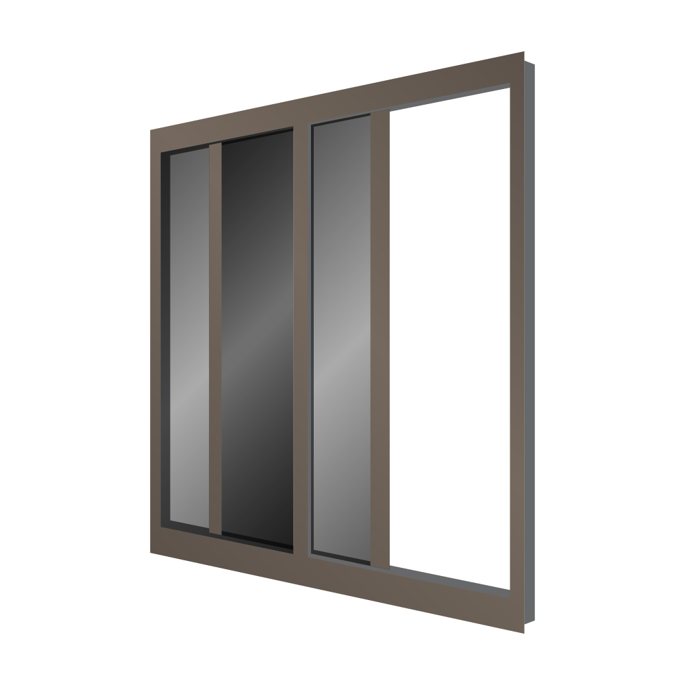 MG-350 Impact-Resistant Horizontal Sliding Window – Image 1
