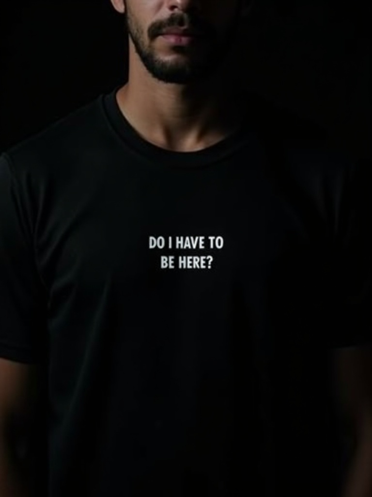 Do I Have to Be Here? Tee – Image 1