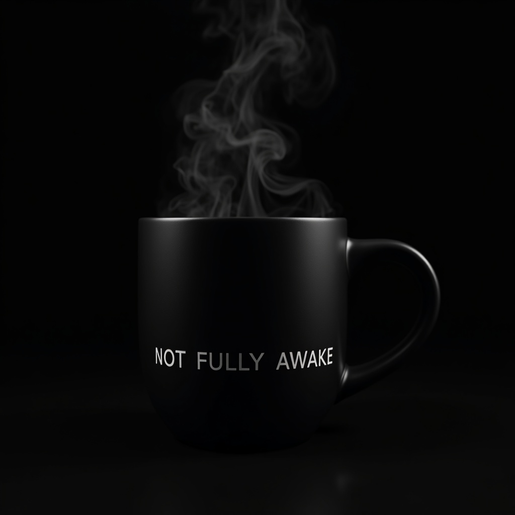 Not Fully Awake Mug – Image 1