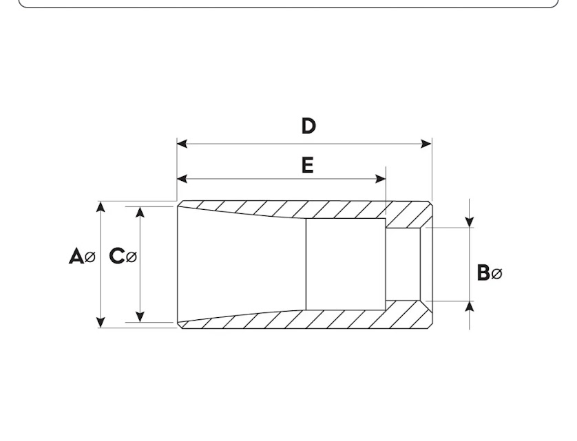 Cat 2 Tine Bush to suit 28/30mm nut – Image 2