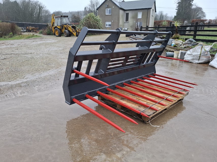 8ft Contractor Spec JCB Q-Fit Muck Fork – Image 3